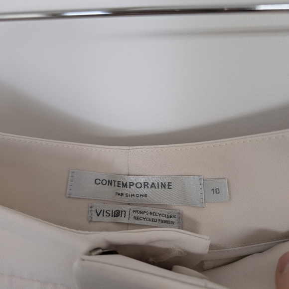 SIMONS IVORY WIDE TROUSER SIZE 10 - Picture 2 of 5